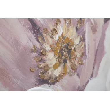 Malowany Obraz na Płótnie SOFT FLOWER 100X3,7X80 cm